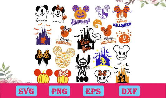 Halloween Disney Bundle Svg