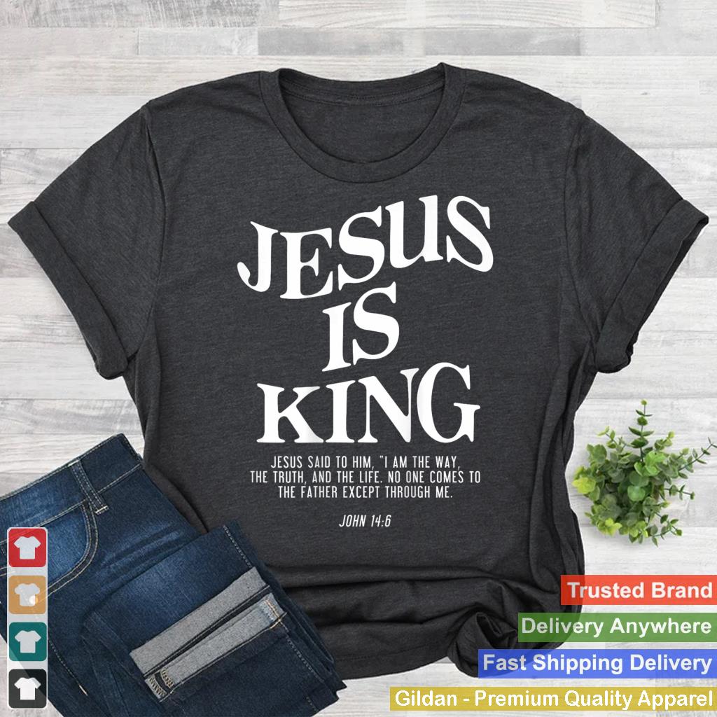 Jesus Is King Jesus John 146 Costume Christian (On Back) Pullover Hoodie