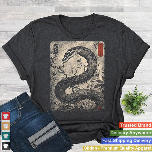 Vintage Distressed Year of the Snake 2025 Chinese New Year