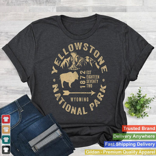 Yellowstone National Park US Bison Buffalo Vintage Souvenirs