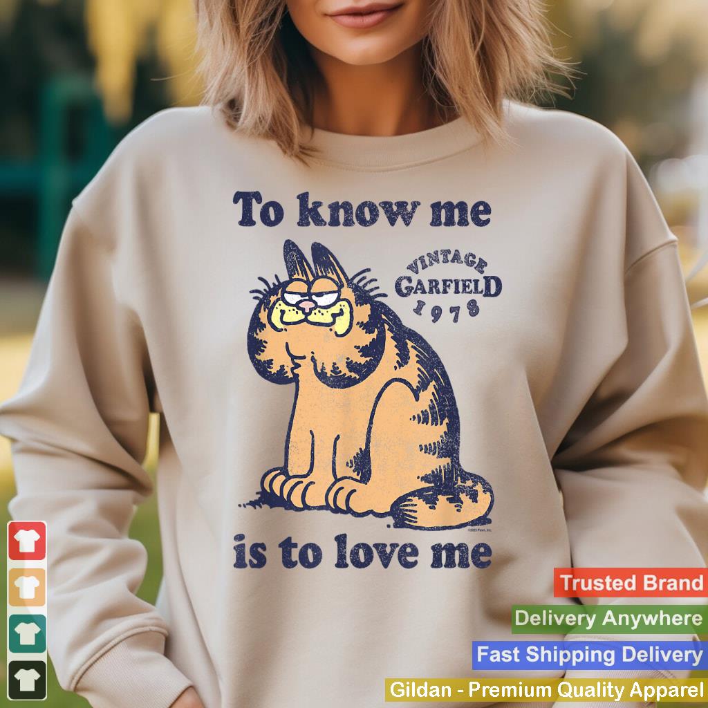 Garfield To Know Me Is To Love Me Vintage 1978 Logo