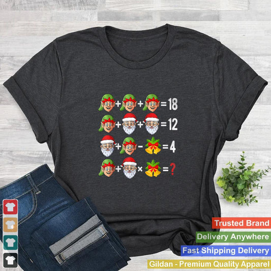 2021 Christmas Order of Operations Quiz Math Teacher xmas T Shirt