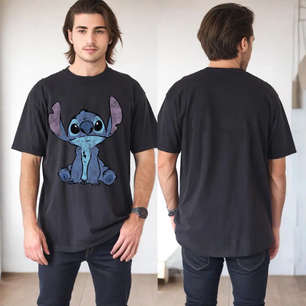 Disney Lilo & Stitch Distressed Stitch Portrait