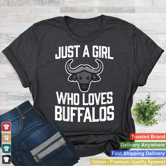 Just A Girl Who Loves Buffalos Buffalo Lover Gift