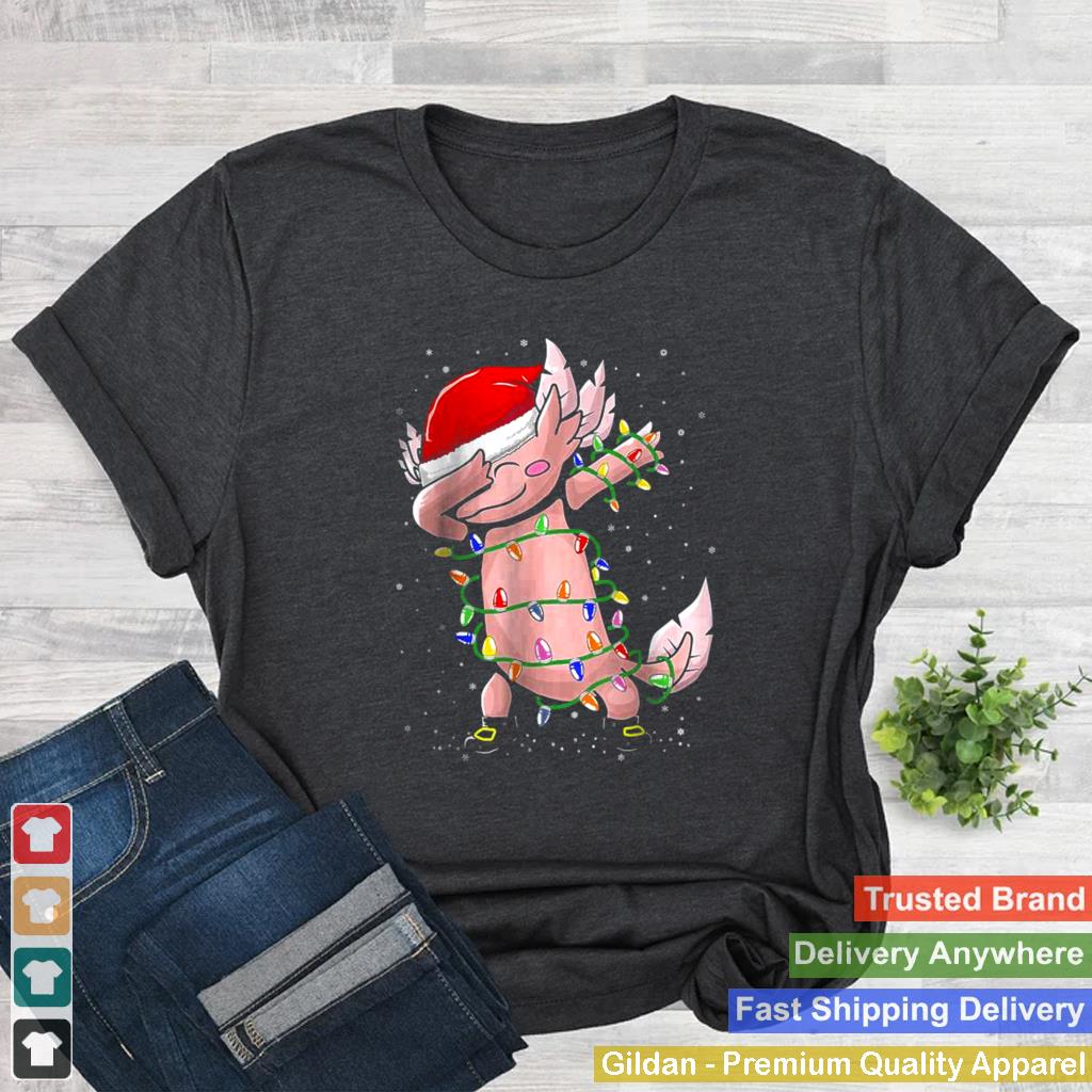 Axolotl Dabbing As Christmas T Shirt