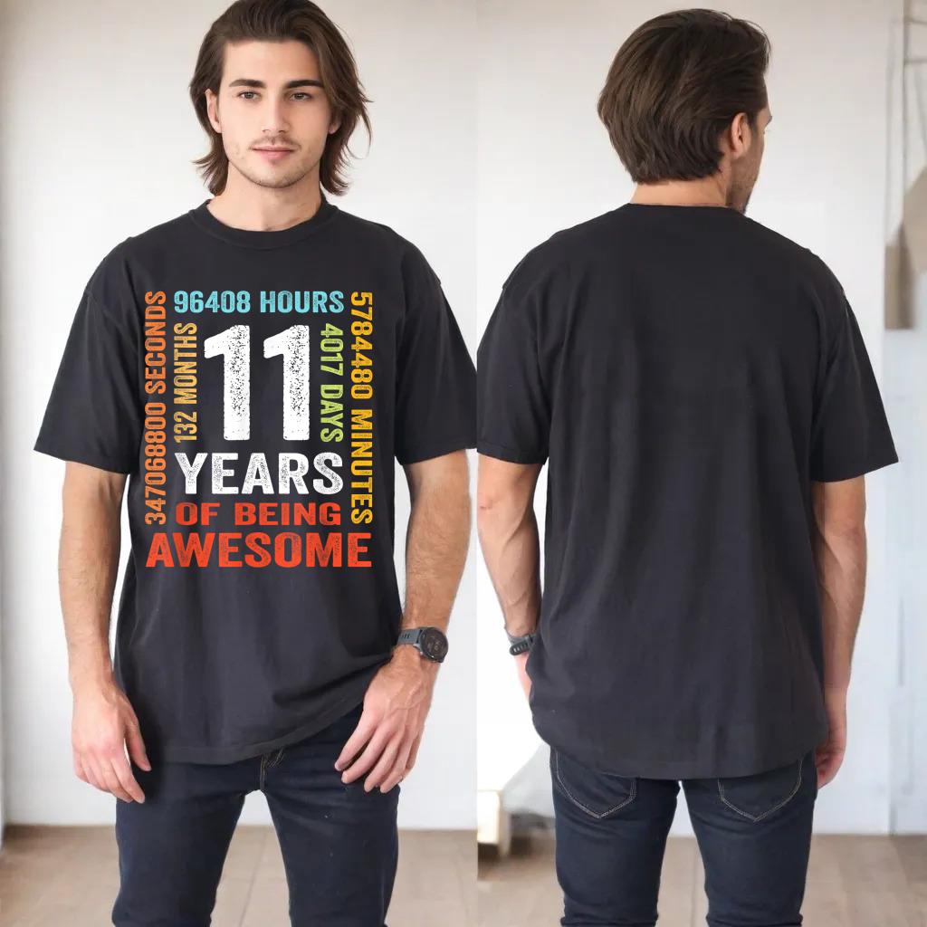 11 Years 132 Months Of Being Awesome 11th Birthday Gift