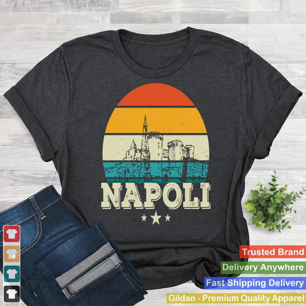 Napoli Travel Retro Sunset