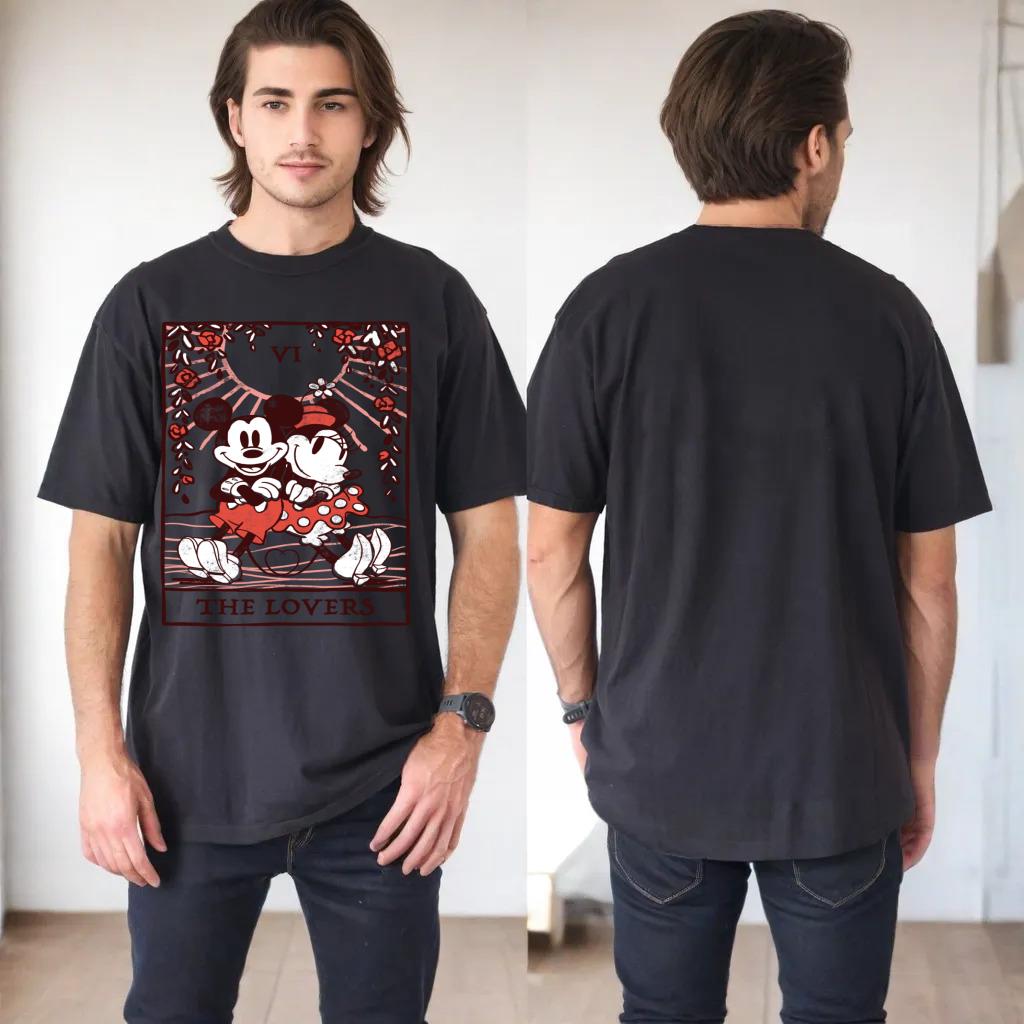 Disney Mickey And Friends Valentine's Day The Lovers Card Sweatshirt