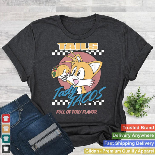 Sonic The Hedgehog Tails Tasty Tacos Foxy Flavor Vintage