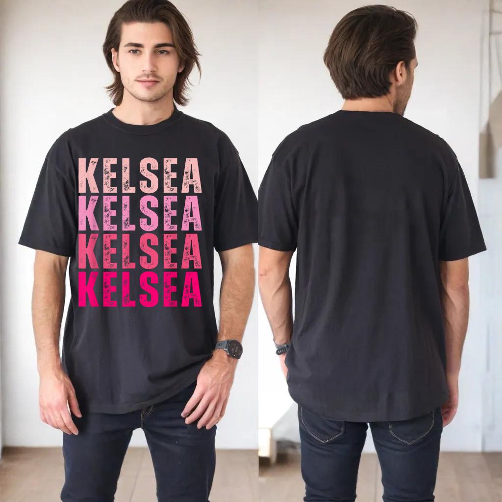 Personalized Name Kelsea I Love Kelsea Vintage