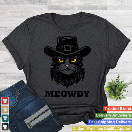 Meowdy Meme Mashup Cat Gifts Meow Howdy Funny Graphic Cat