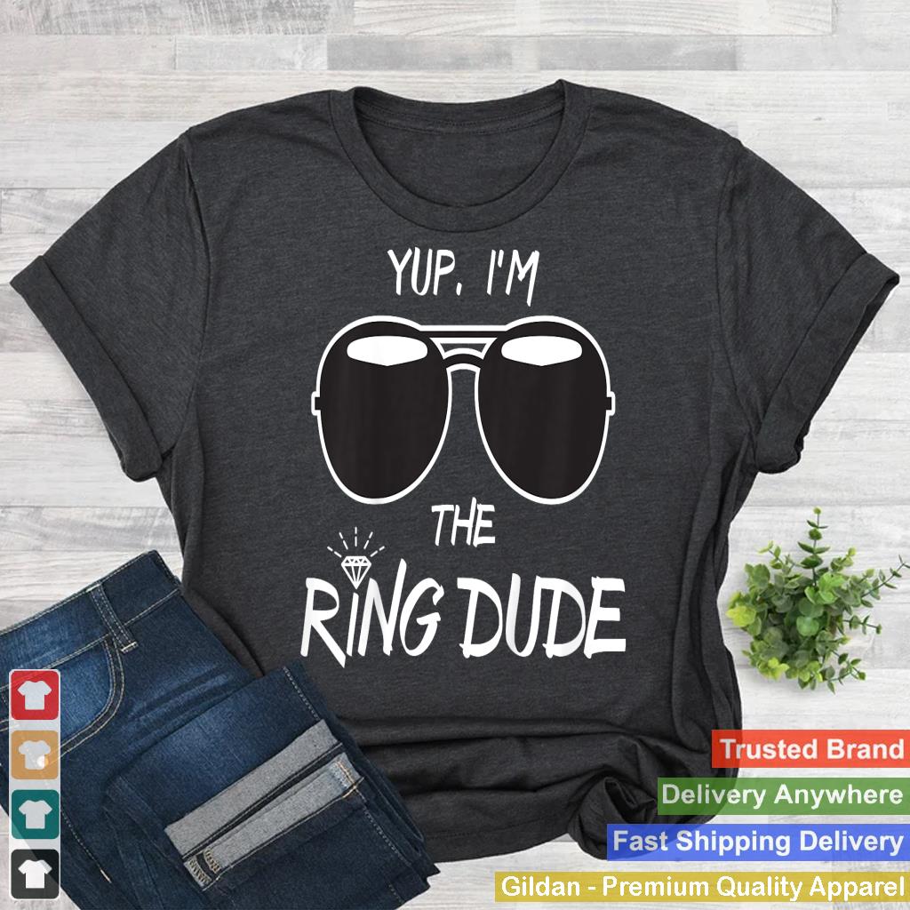 Yup I'm The Ring Dude - Funny Kids Ring Bearer