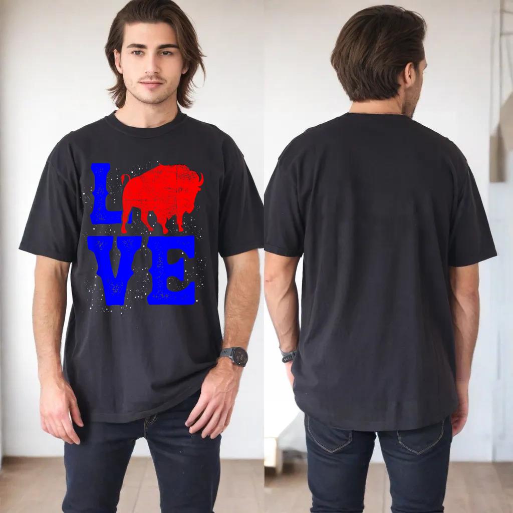 Wild American Bison Lover Gift Valentines Day Love Buffalo Tank Top