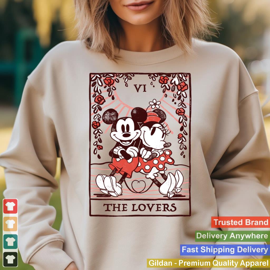 Disney Mickey And Friends Valentine's Day The Lovers Card Sweatshirt