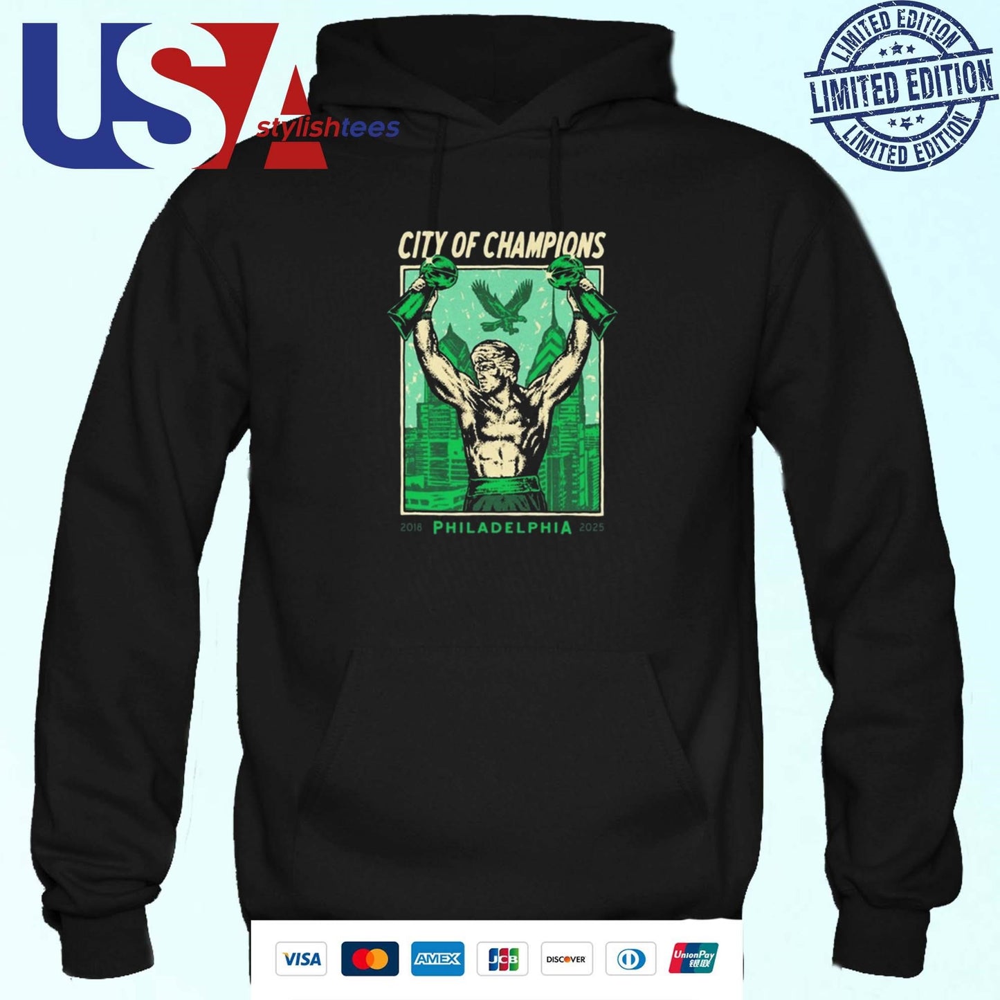 2018-2025 City Of Champions Philadelphia Shirt