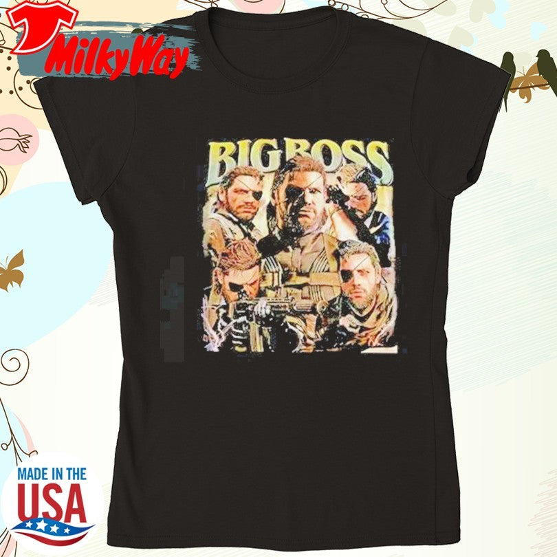 Official Big Time SamBig Boss Metal Gear Vintage Shirt