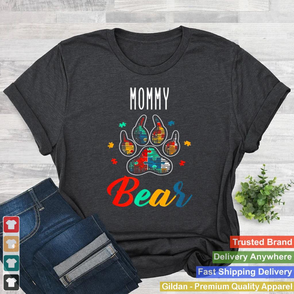 Autism awareness I love someone with autism bear shirt