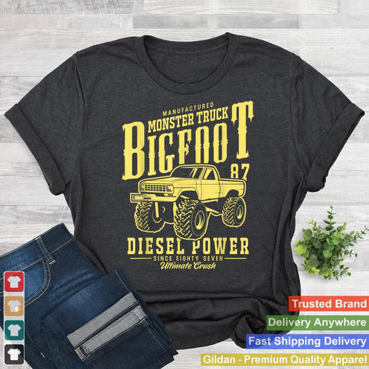 Vintage American BigFoot Monster Truck, For Men, Kids