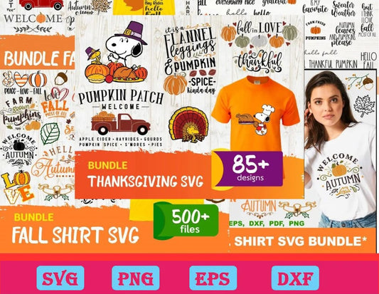 1300 Files Thankgiving SVG Bundle