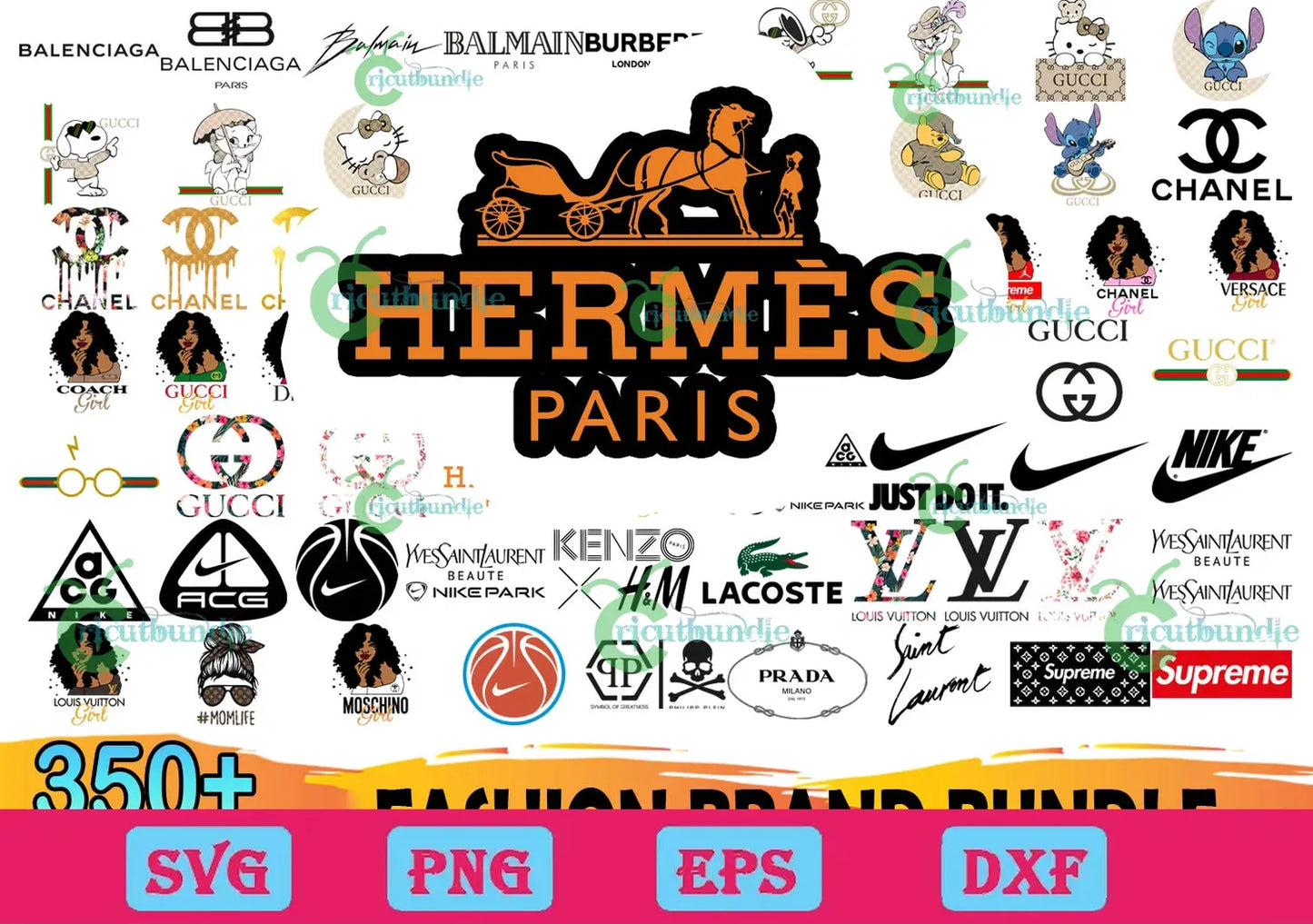 150+ Hermès Fashion Brand Bundle Png