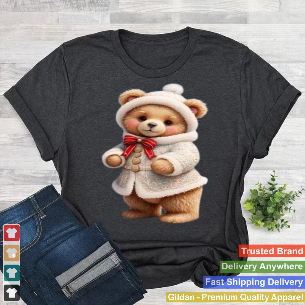 Cute Teddy Bear Funny Unisex Design Men Women kids tee