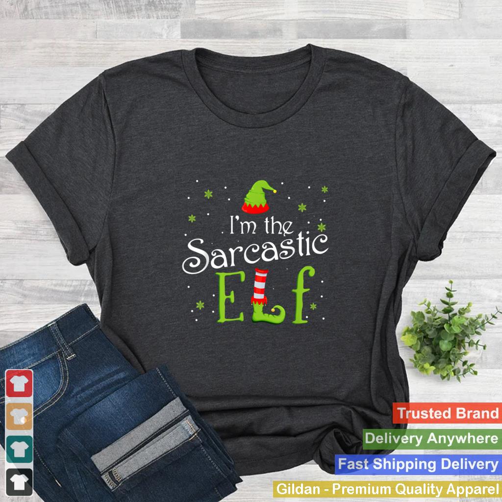 Im The Sarcastic Elf Xmas Matching Christmas For Family T Shirt