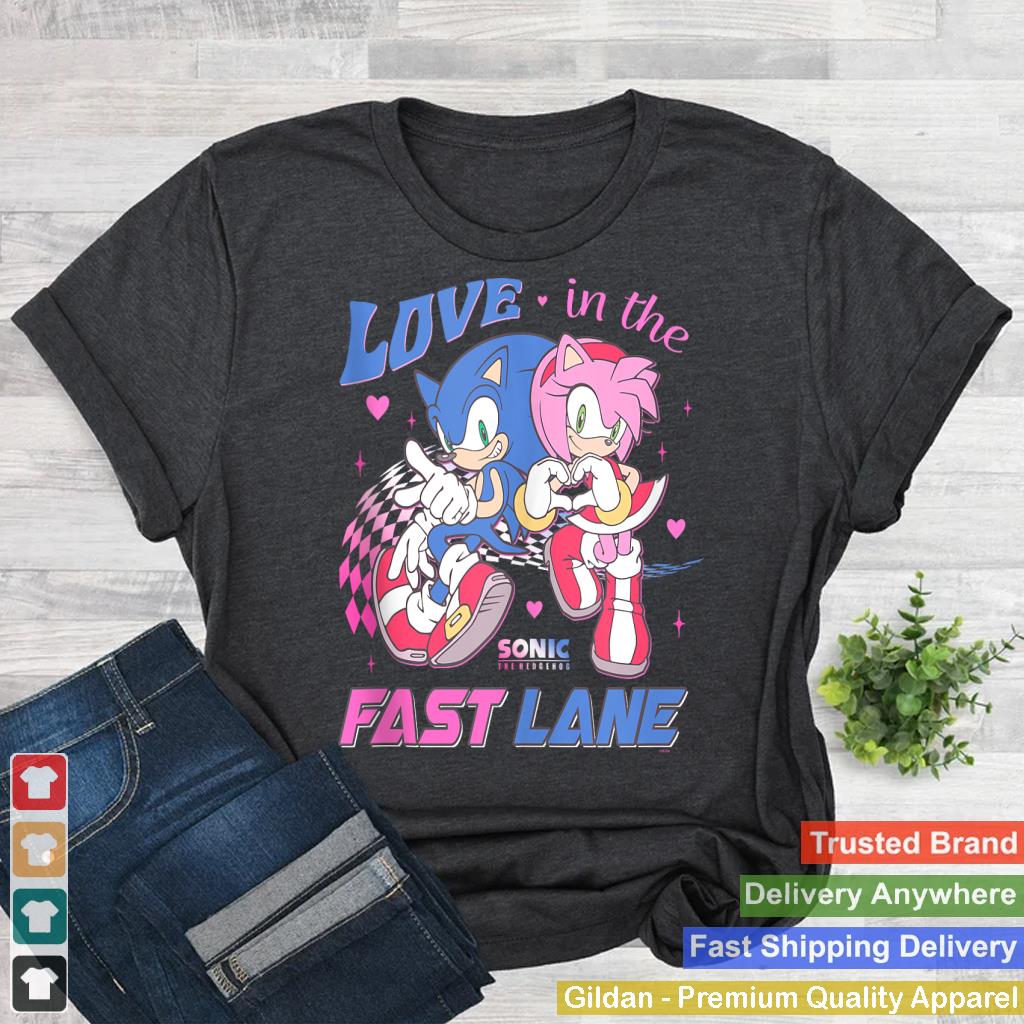 Sonic The Hedgehog Valentine's Day Love In The Fast Lane Tank Top