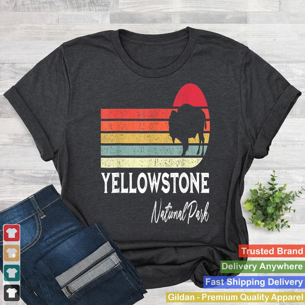 Yellowstone National Park Vintage Bison Buffalo Souvenir