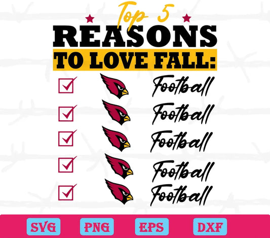 Top 5 Reasons To Love Fall Arizona Cardinals, Svg Designs