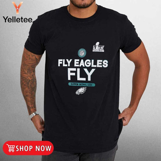 Philadelphia Eagles Super Bowl LIX fly Eagle fly shirt