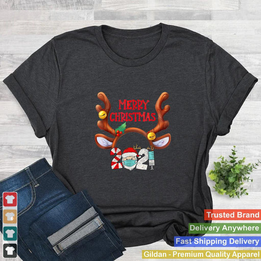 2021 Merry Christmas Santa Claus Funny Boys Kids Family Xmas T Shirt