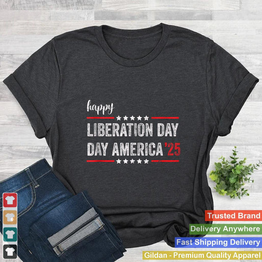 Trump 2025 Is Liberation Day Happy Liberation Day America Tank Top_2