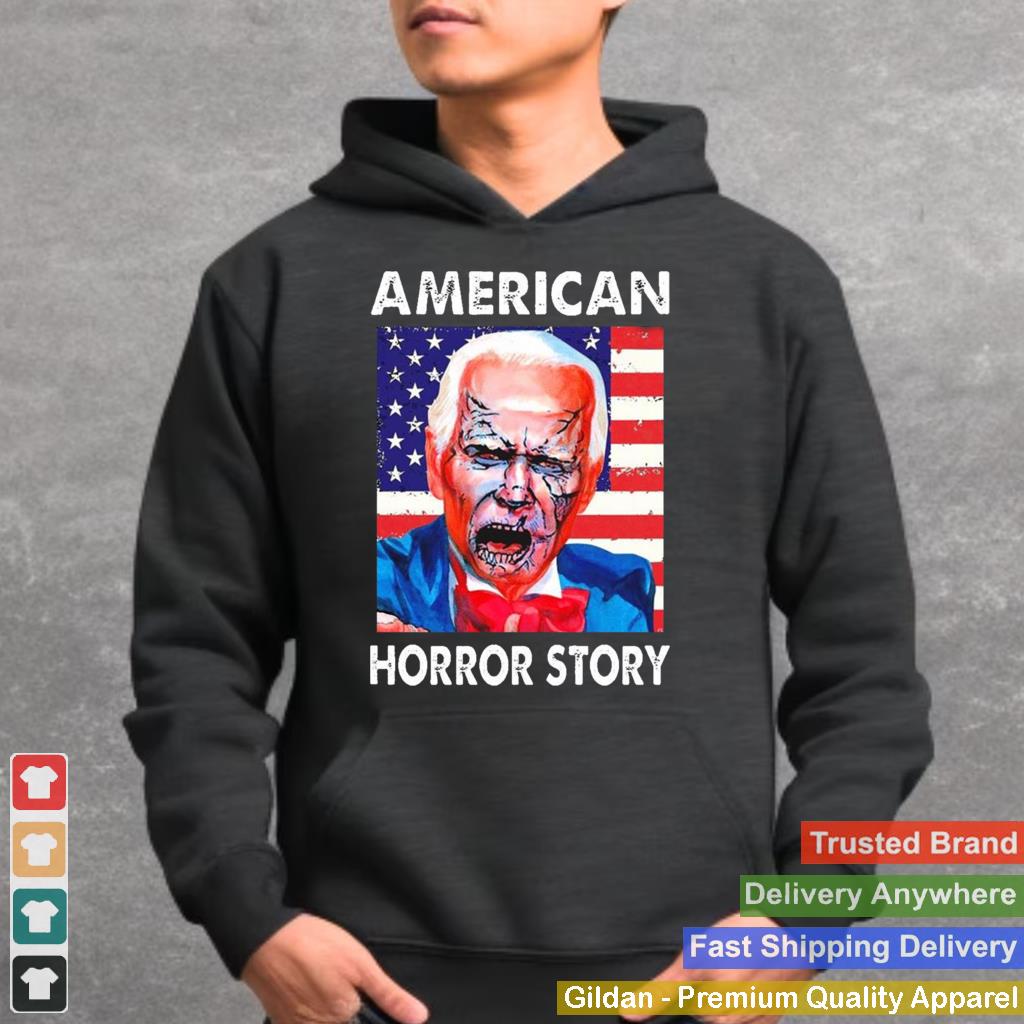 American-Horror-Story-Joe-Biden-Zombie-USA-Flag-Halloween-shirt