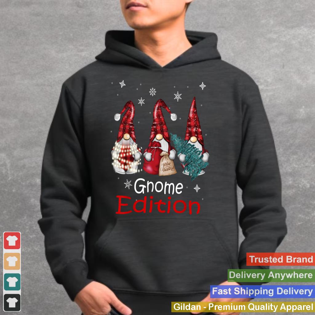 Gnome Family Christmas Shirts for Women Men - Buffalo Plaid_2