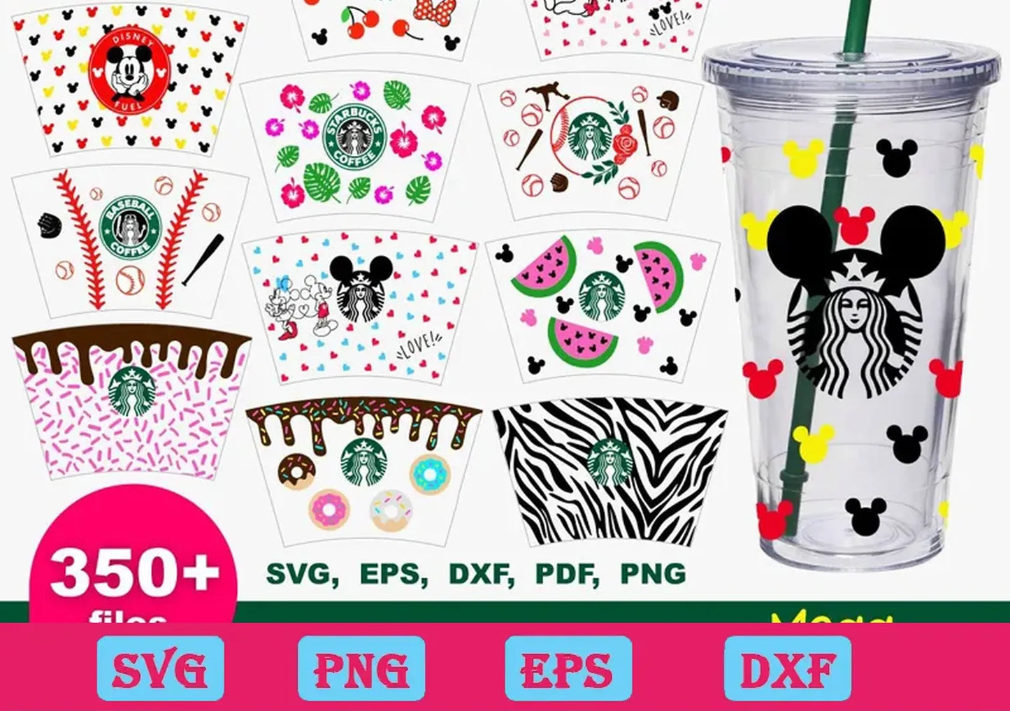 350+ Starbucks Wrap Bundle