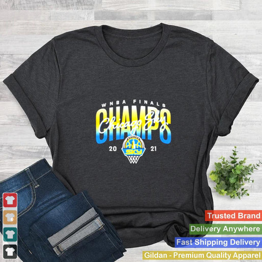 2021 Chicago Sky Fanatics Branded WNBA Finals Champions T Shirt