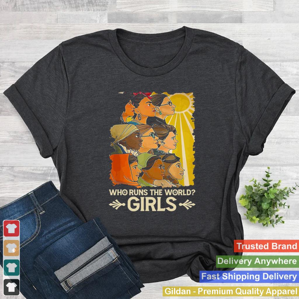 Inauguration 2021 Kamala Feminism Who Runs The World Girls T shirt