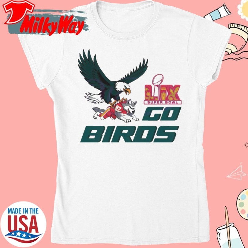 Official Football Mascost Retro Bird Gang Eagle Super Bowl shirt