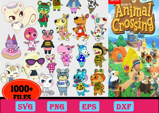 1000+ Files Animal Crossing Svg Bundle