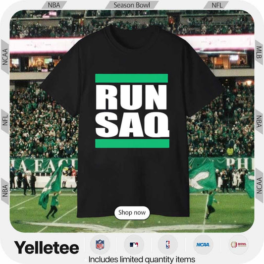 Run SAQ Philadelphia Eagles Saquon Barkley shirt