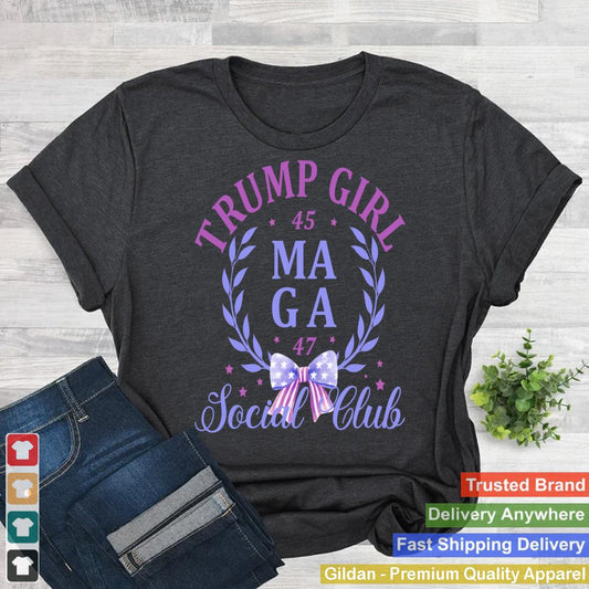 Trump Girl Social Club 45 47 purple