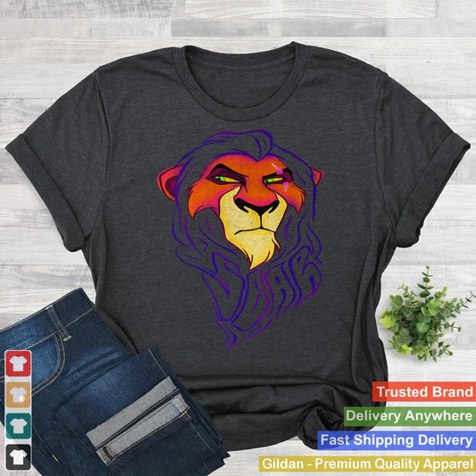 Disney Lion King Scar Long Mane Text Premium