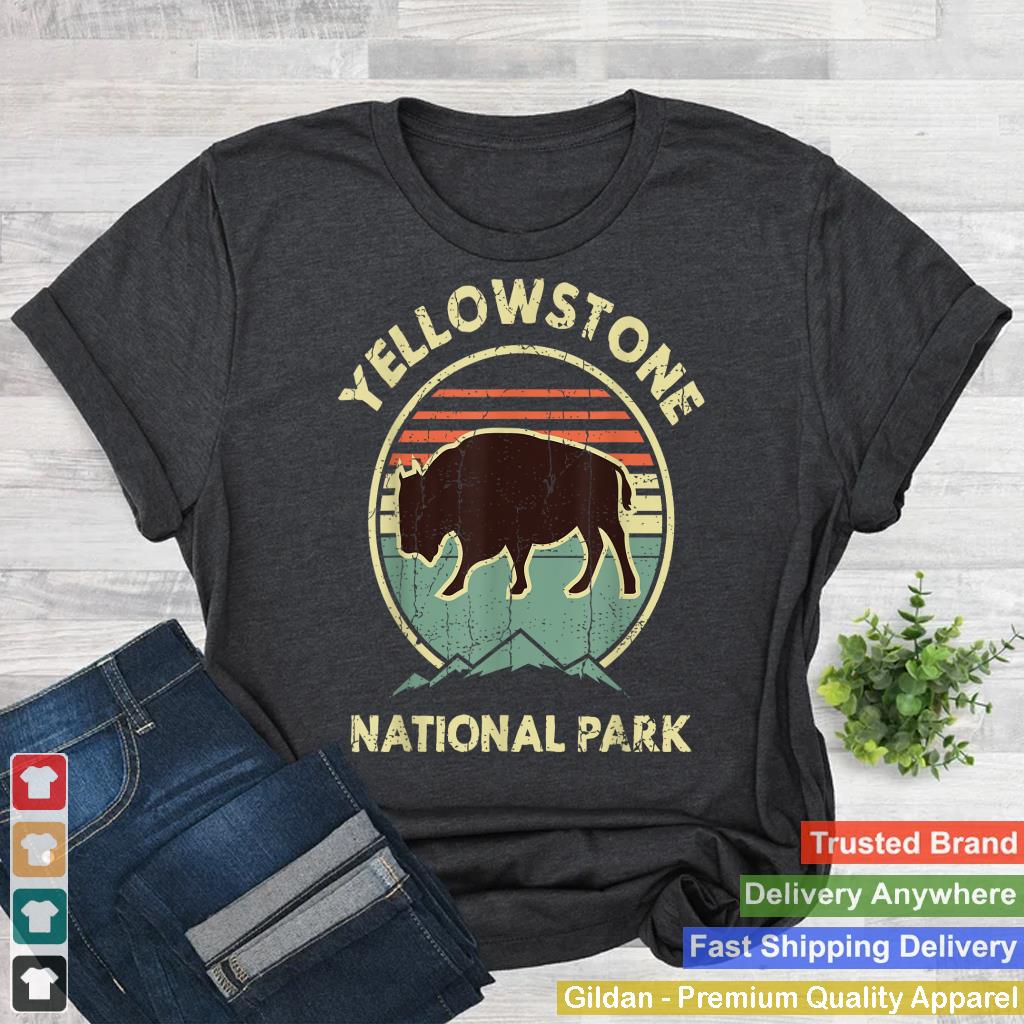 Yellowstone National Park Buffalo Vintage