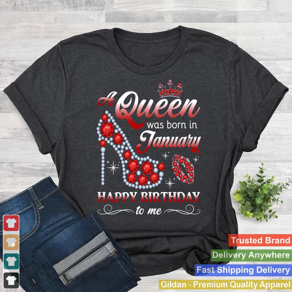 A Queen Was Born in January Women Girls January Birthday