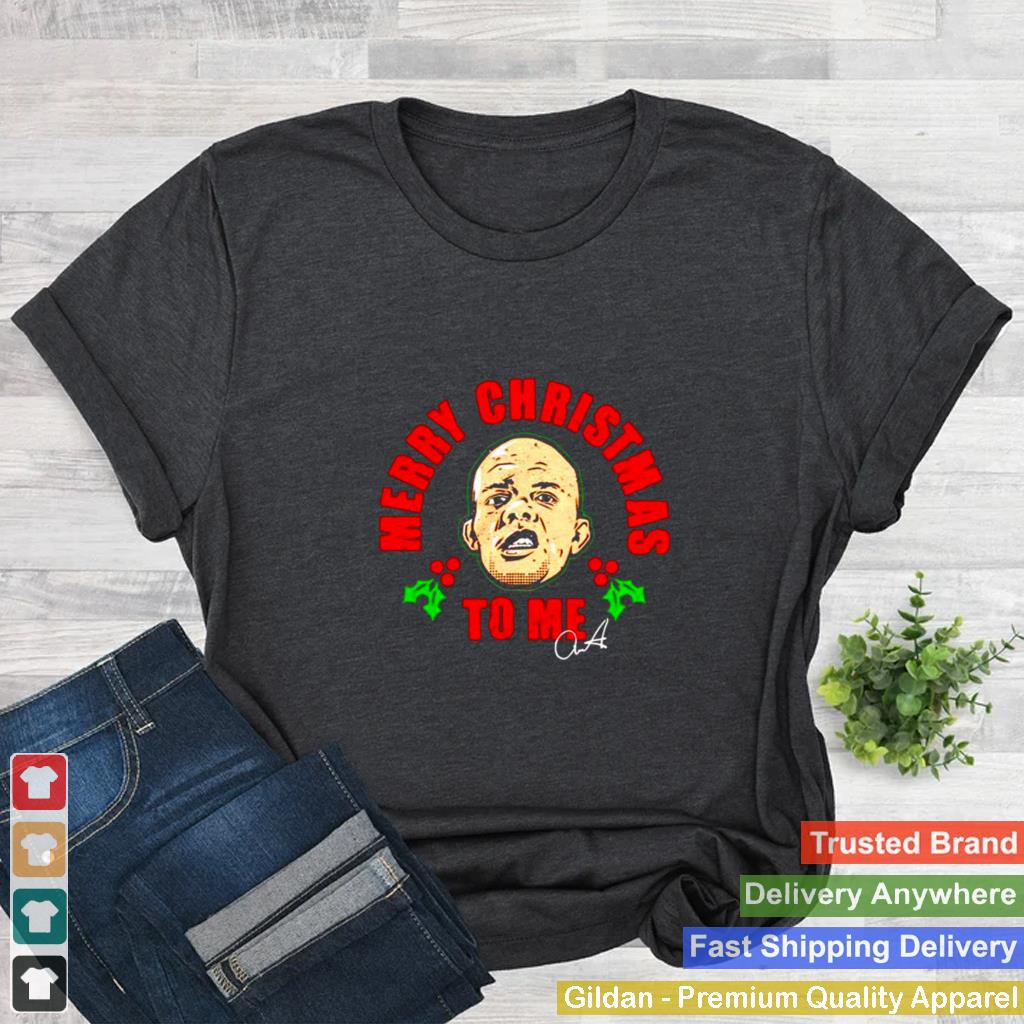 Anthony Smith merry Christmas to me signature shirt