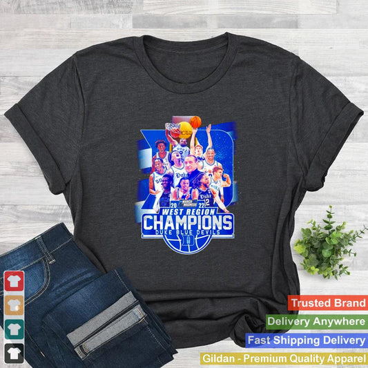 2022 March Madness West Region Champions Duke Blue Devils shirt