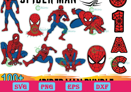 100+ Spider Man Bundle Svg