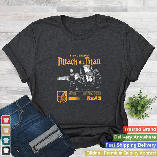 Attack On Titan Season 4 Scout Regiment Still T shirt