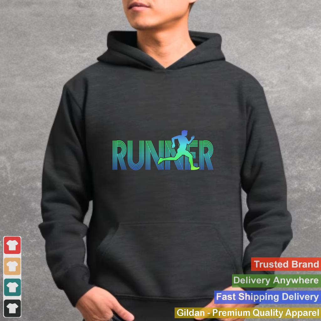 Runner Track & Field Cross Country Marathon Running Graphic