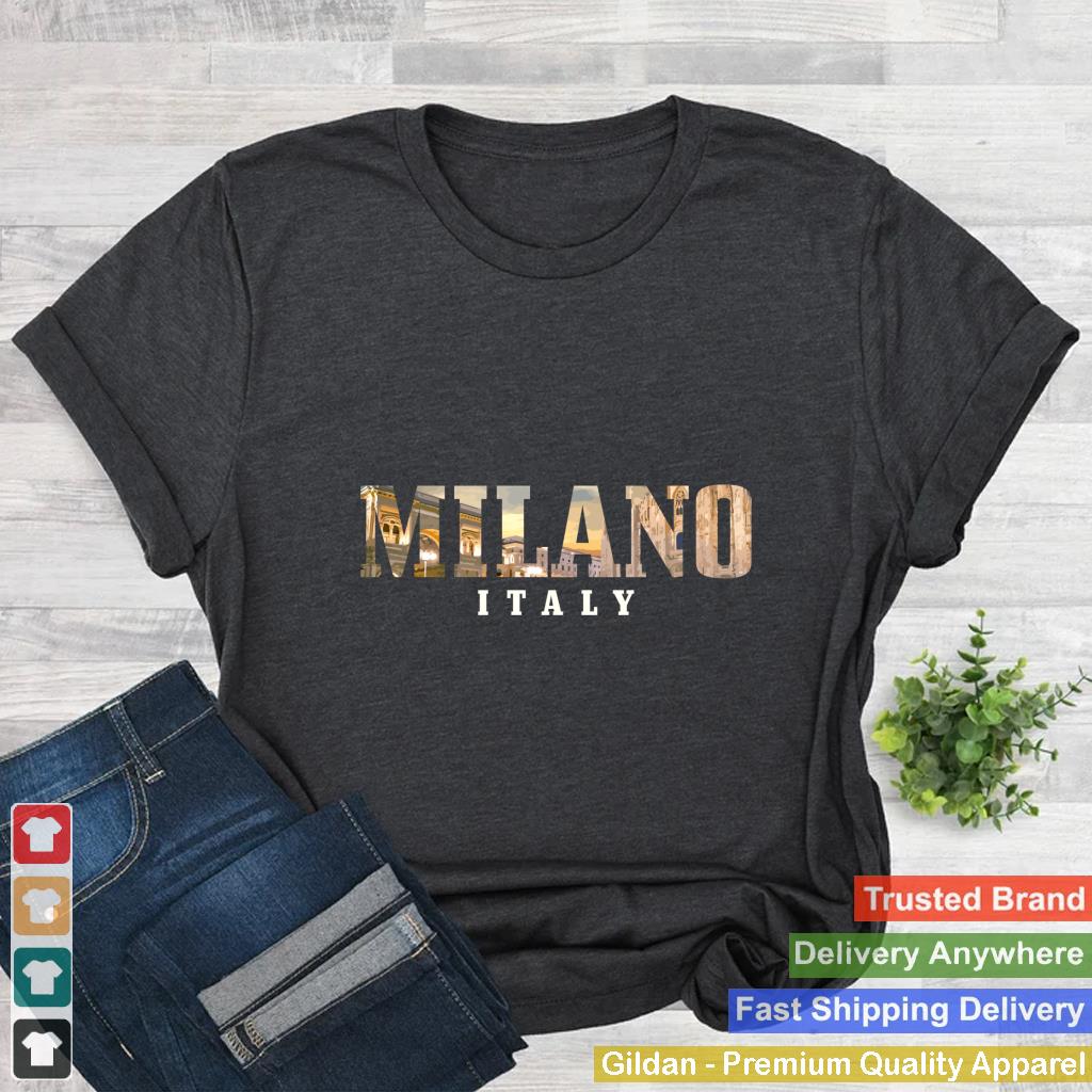 Milano Italia Skyline Italy Italian Souvenir Vintage Sweatshirt